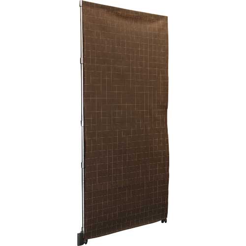 TRUSCO マグネット式目隠しカーテン 900X1800mm ブラウン BC9018A-BR