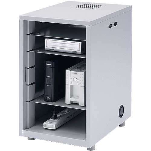 SANWA NAS、HDD、ネットワーク機器収納ボックス CP-KBOX1