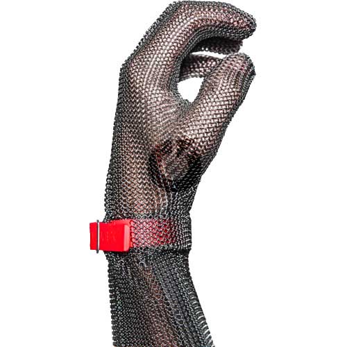 EUROFLEX 突刺し防止 耐切創クサリ手袋 コンフォート 1枚 ロングS HC25108