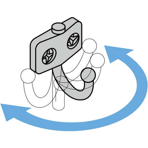 SUGATSUNE (110020018)TK-30Fステンレス鋼製玉付回転フック TK-30F