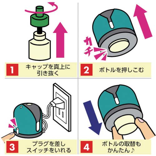アース ノーマットワイド 60日セット リビング用 028310
