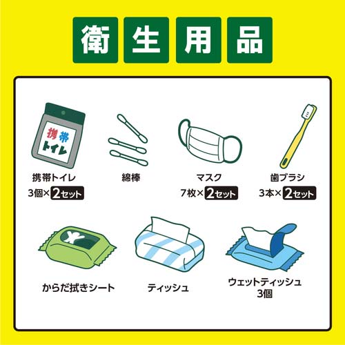 アイリスオーヤマ 298614 防災セット 2人用42点 BS2-42