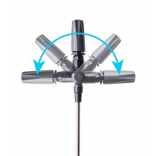 タカギ ロングノズル 可変式ジェットウォッシャー(シャワー付き) G1136BK