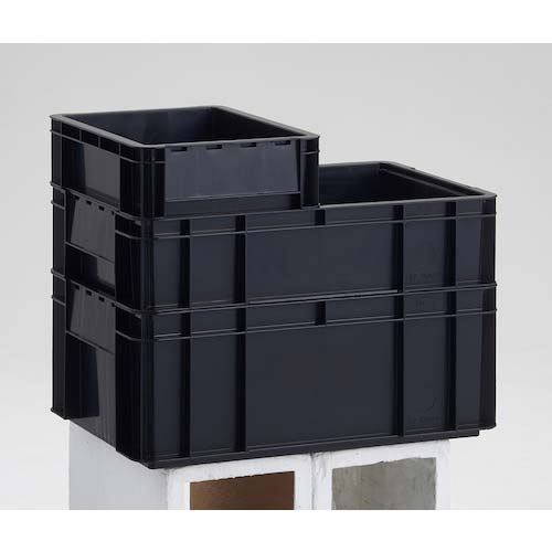 TRUSCO 導電コンテナ ECPZ-0003 PZ-0003E-BK