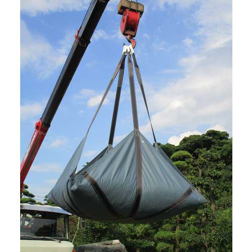 丸善織物 防水型トラッシュシート 4点フックタイプ 2.4M角 TSR-24B