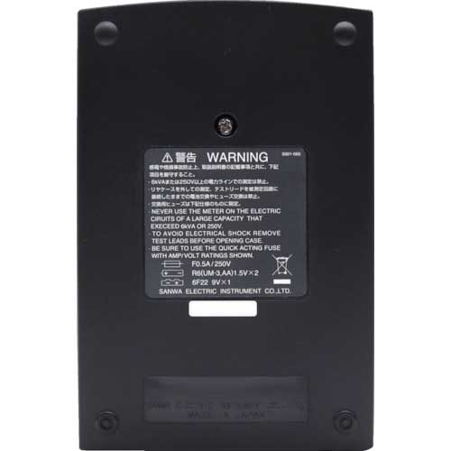 SANWA アナログマルチテスタ 1000V測定可能 YX-361TR