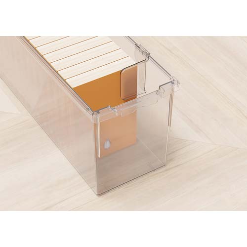 TENMA コミック本いれと庫 クリア 170×450×200 110000973