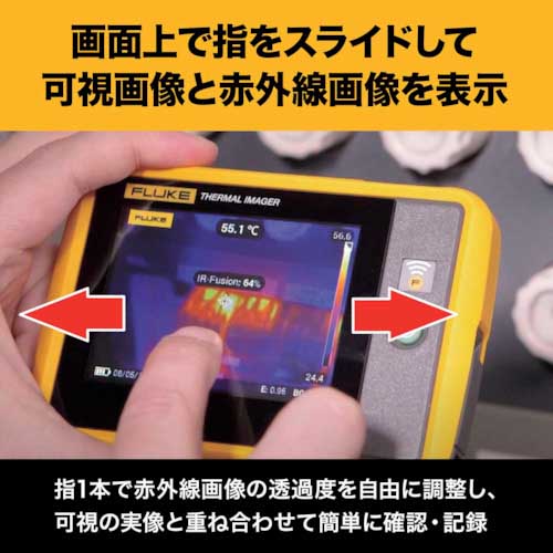 FLUKE ポケットサイズ・サーモグラフィー PTI120 400C