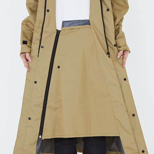 カジメイク 7440 サイクルモードレインコート オリーブ M 7440-58-M