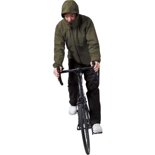 Makku さりげないレインウェアセットアップ カーキ 4L AS-6700-KH-4L