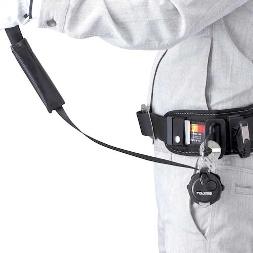 タジマ 胴ベルト用 VR150 L1 スチールベルトLセット B1SLVR-L1BK