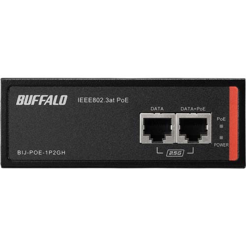BUFFALO 法人向け af/at PoEインジェクター BIJ-POE-1P2GH