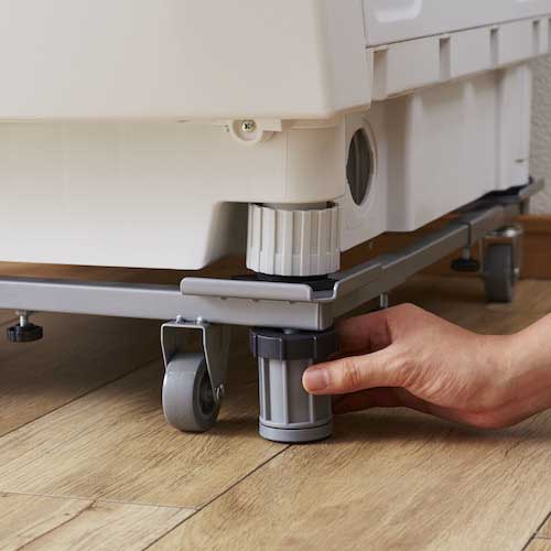 平安伸銅工業 新洗濯機スライド台 幅 48-78cm 耐荷重 150kg DS-150