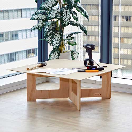 TRUSCO ペケ台 イージーレッグ高さ350mm×幅900mm EASYLEG-350