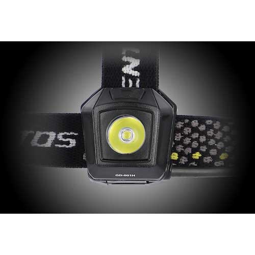 【廃番】GENTOS ハイブリッド式小型LEDヘッドライト GD-001H
