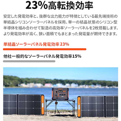 【廃番】Jackery ソーラーパネル SolarSaga 100 JS-100C