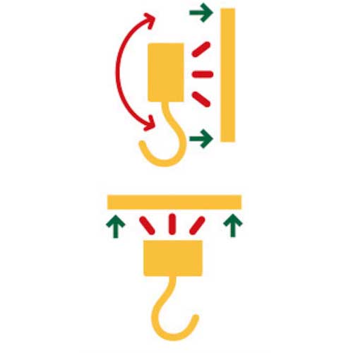 VELOS マグタッチフリーハンガー 赤 MH-055RD