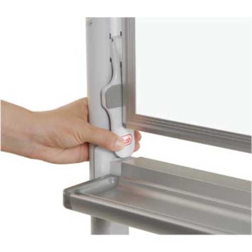 【廃番】馬印 両面脚付ホワイトボード工程表(1ヶ月15段)/無地 MH36TD115