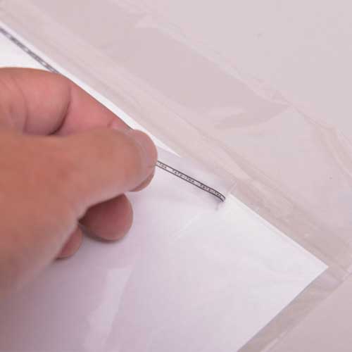 IRL OPP袋フタ付シール付き 本体側テープ付A4用 OBD-8A4