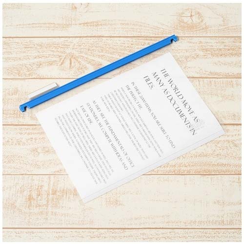 PLUS 294528)PPハンガーフォルダー PHF-A4 青 10枚 PHF-A4BL(10)