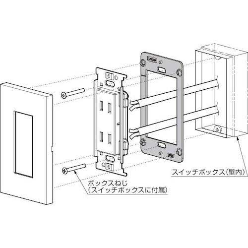 SUGATSUNE (210025969)PXP-F-01341-NECBスイッチプレート・コンセントプレート PXP-F-01341-NECB