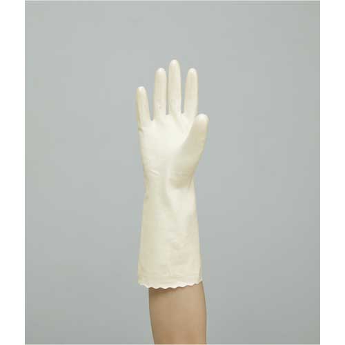 エステー ビニール手袋 ファミリープレミアムタッチ ヒアルロン酸 L ホワイト ST71209