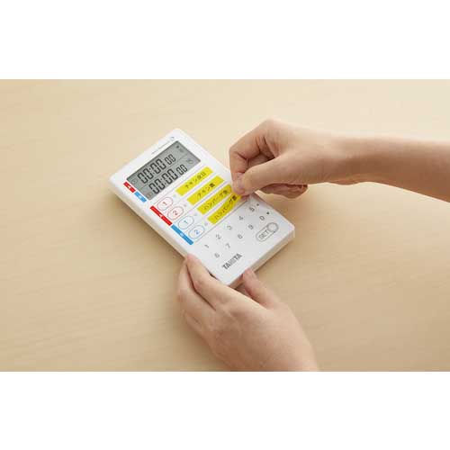 TANITA プリセットタイマー 洗えるタイプ TD-428-WH