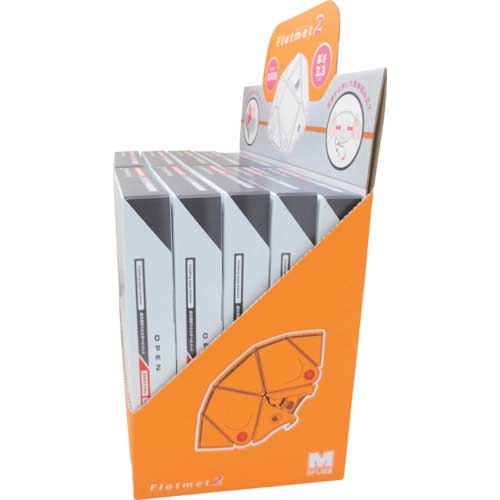 【廃番】ミドリ安全 防災用折りたたみヘルメット フラットメット2 ホワイト 10個セット TSC-10N-W-SET