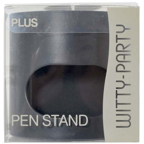 PLUS 30755)ペンスタンド WP-110N ダークグレー DGY