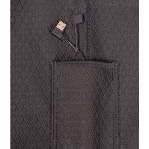 カジメイク ヒートソルジャーベスト ブラック L 8311-91-L