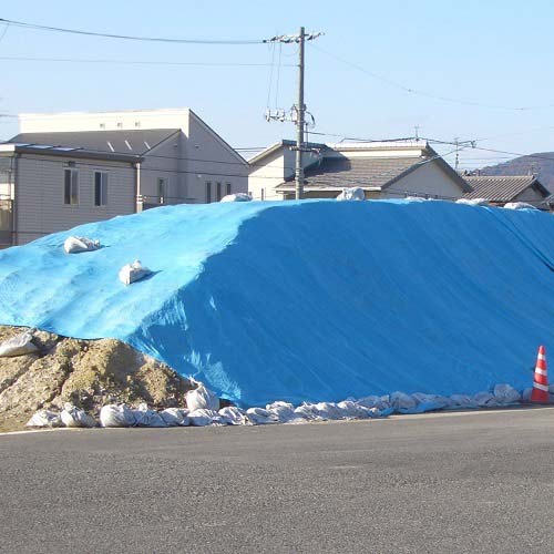 【廃番】萩原 ターピー エコファミリーシート(ブルーシート) #3000 4.5m×5.4m ECFM4554