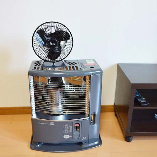 サンコー 熱の力で回転!ストーブ用ファン「熱風サーキュレーター ガード付き」 STBFANHBK