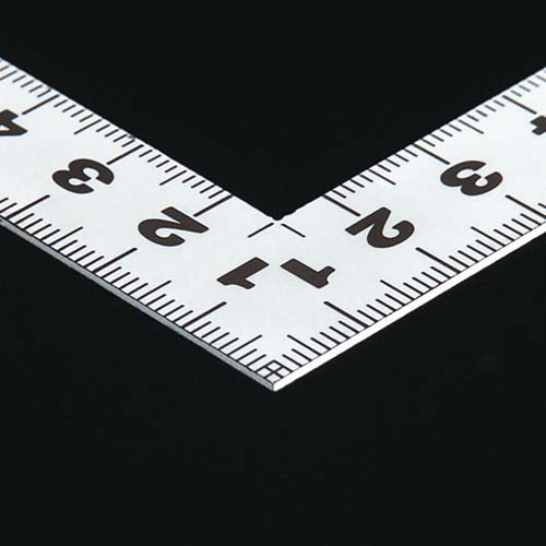 シンワ 曲尺平ぴた50cm裏面尺6併用目盛 10033