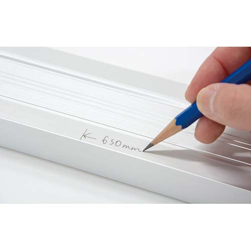 シンワ ボックスアルミ定規 195cm 65264