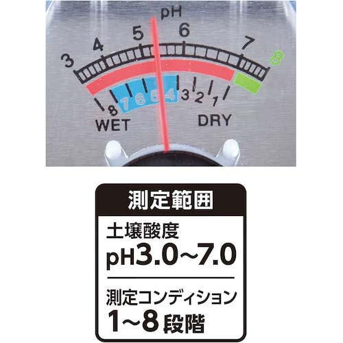 シンワ 土壌酸度(pH)計 B-2 測定コンディションチェック機能付 72787