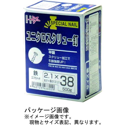 DAIDOHANT SPユニクロスクリュー釘 3.7×90 500g (約60本) 00046807