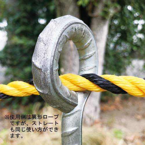 DAIDOHANT ロープ止め 丸型 9×900 (ユニクロ) 10102235