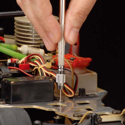 アネックス ピンバイス貫通式 φ0.1〜0.6mm(丸軸径) 90