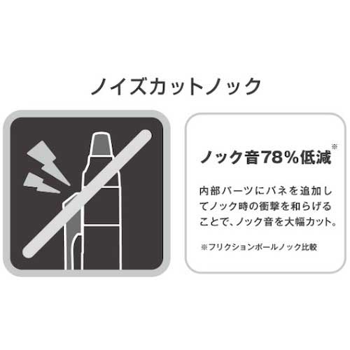 PILOT 消せるボールペン フリクションボールノックゾーン ミッドナイトネイビー 0.5mm LFBKZ-50EF-MNV