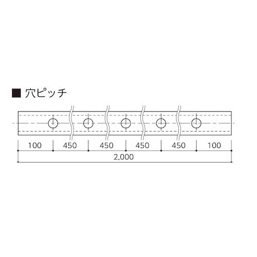 ナカ工業 カーストッパーNCD-1315 L2000 NCD-1315-L2000