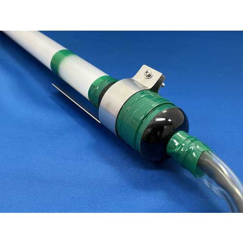 加島 薬液用投込みヒータ(石英) φ34×660 200V 3Kw コード1.5M QT34660-3