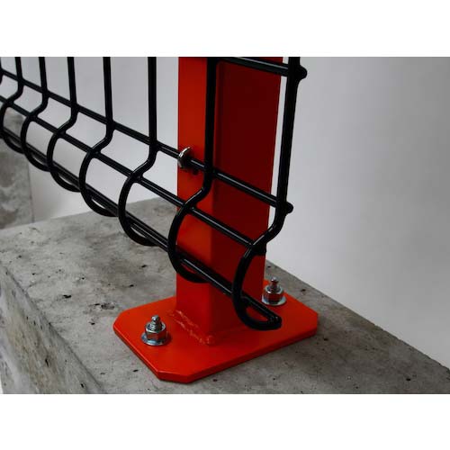 高岡ケージ工業 スチール製ワイヤーメッシュパーティション ヘリオスHELIOS 支柱H=1000タイプ TCPT-0005