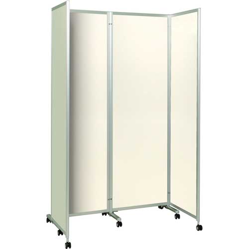 TRUSCO 4連パーテーション H2100 アイボリー TKV4-2100-IV