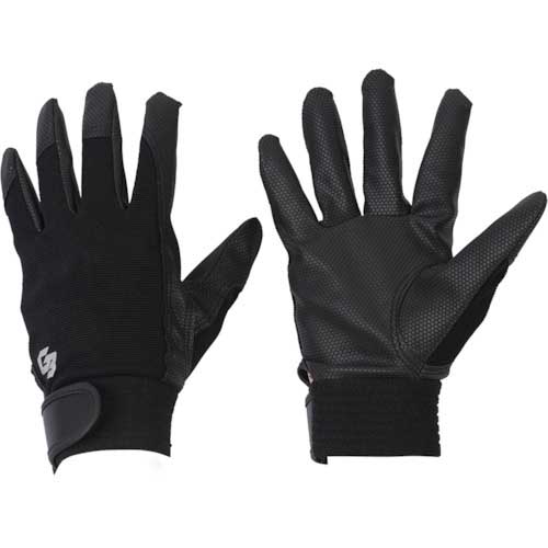 ユニワールド G-BOOST 合成皮革手袋 ブラック M GB-2510-M-BK