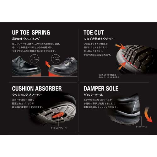 ミドリ安全 長編上マジックタイプ安全靴 プレミアムハイ・ベルデシリーズ PRM235 25.5CM PRM235-25.5