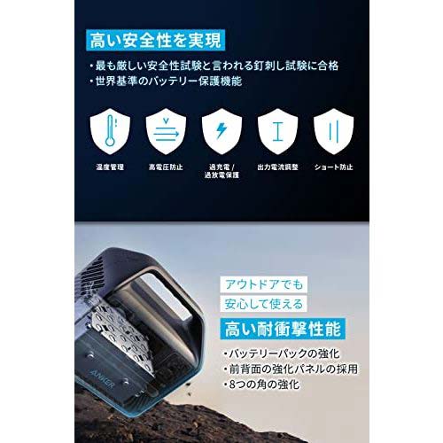 Anker ポータブル電源 521 Portable Power Station(PowerHouse 256Wh) A1720513