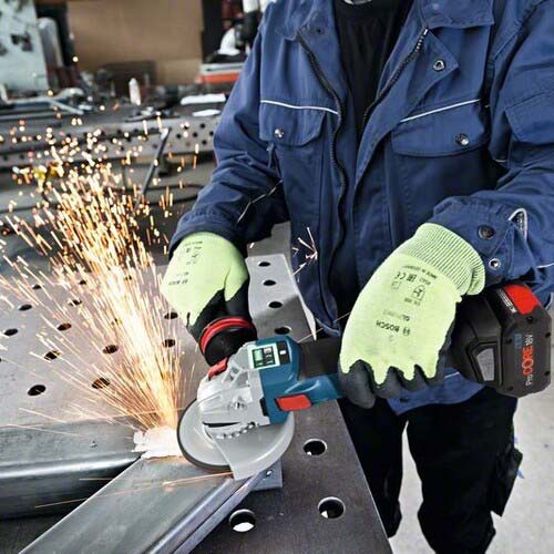 【廃番】ボッシュ 18Vコードレスディスクグラインダー+バッテリー2個充電器セット GWS18V-15SC4HSET2