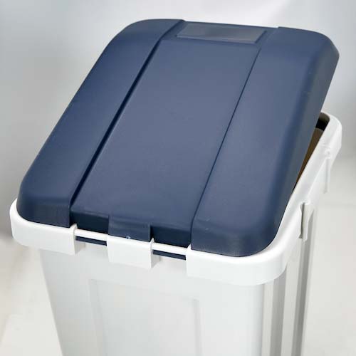 TRUSCO Rジョイント分別ボックス 45L フタ色ブルー(青色) TRJ02A