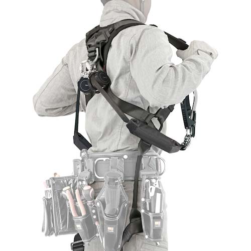 タジマ ハオルハーネスHS 黒 KR150FA シングルL5 ダブルセット A1HSKR-WL5BK