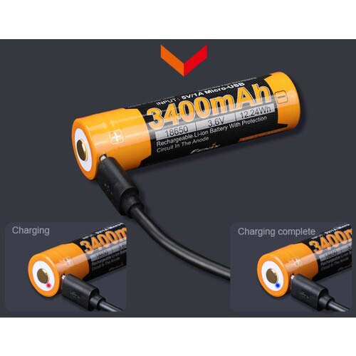 FENIX リチウムイオン専用充電電池 ARB-L18-3400U